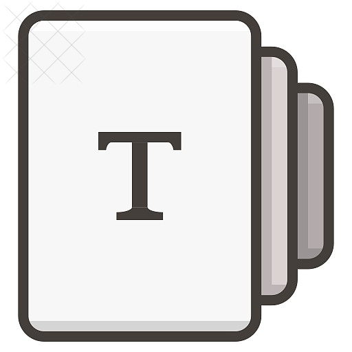 Document, documents, file icon.