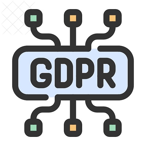 Data, gdpr, privacy, protection icon.