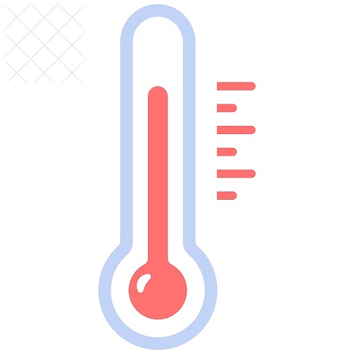 Celsius, degree, hot, measurement, scale icon.