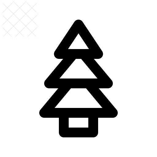 Christmas, tree icon.