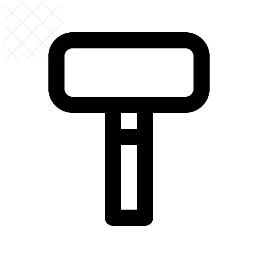 Building, construction, hammer icon.
