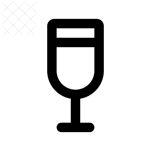 Drinks, glass, wine icon.