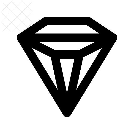 Diamond, gem, gems icon.