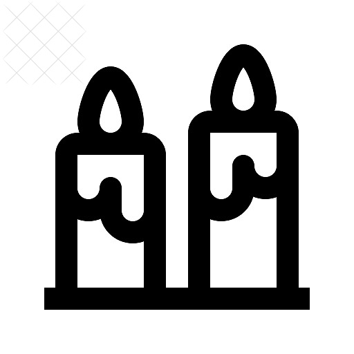 Candle icon.