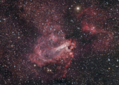 欧米茄星云- M17图片素材