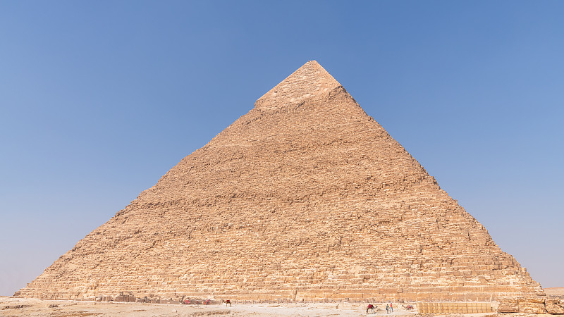 埃及吉薩金字塔。攝影圖片