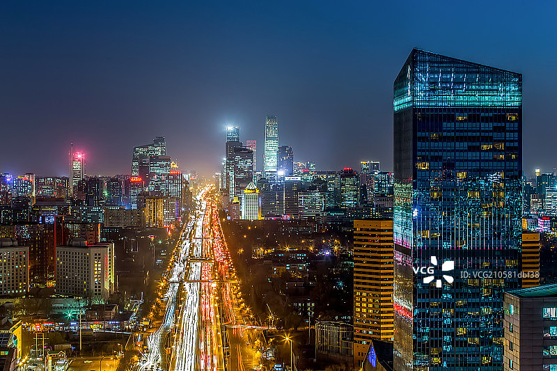 北京国贸建筑群图片素材