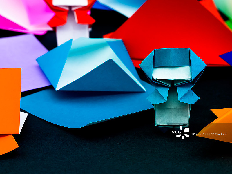 日本折纸玩具折叠说明书;怎么玩图片素材