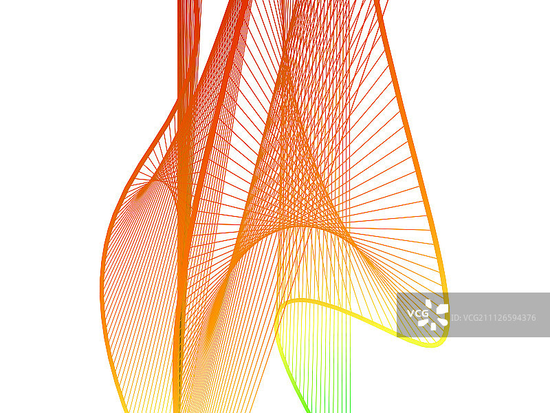 动态和明亮的线性螺旋与彩色梯度图片素材