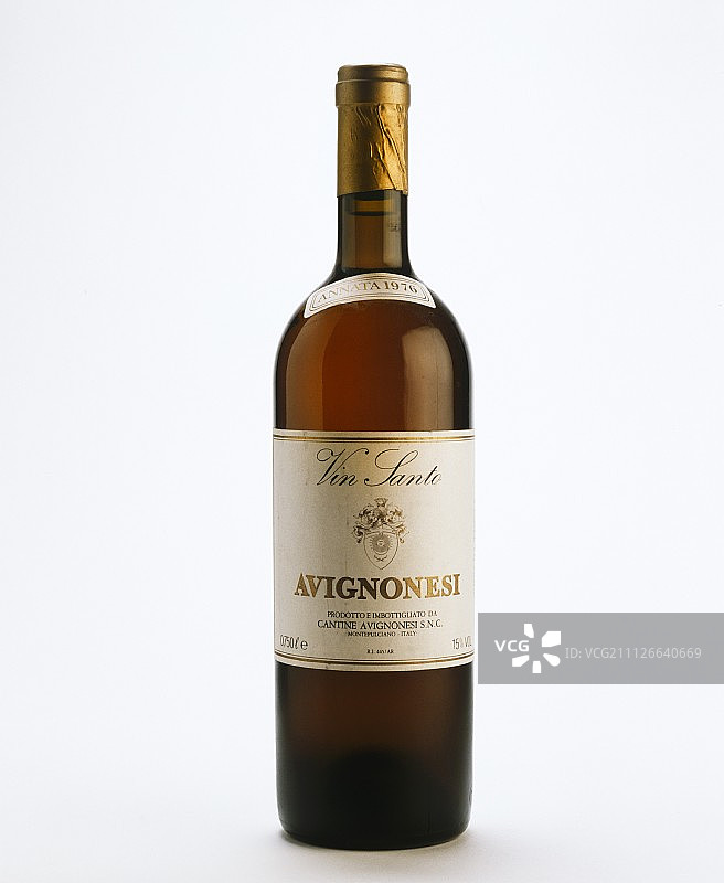 小瓶酒，阿维尼西，1976年(蒙特普尔恰诺，托斯卡纳)图片素材