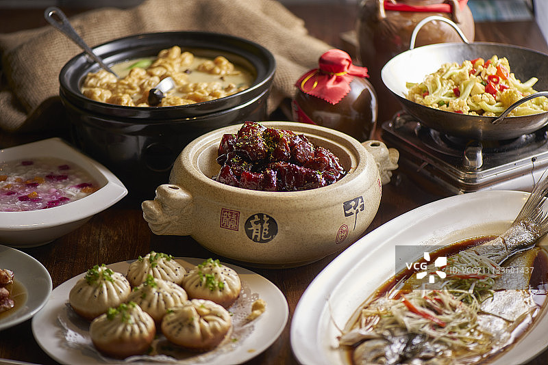中式套餐菜品图片素材