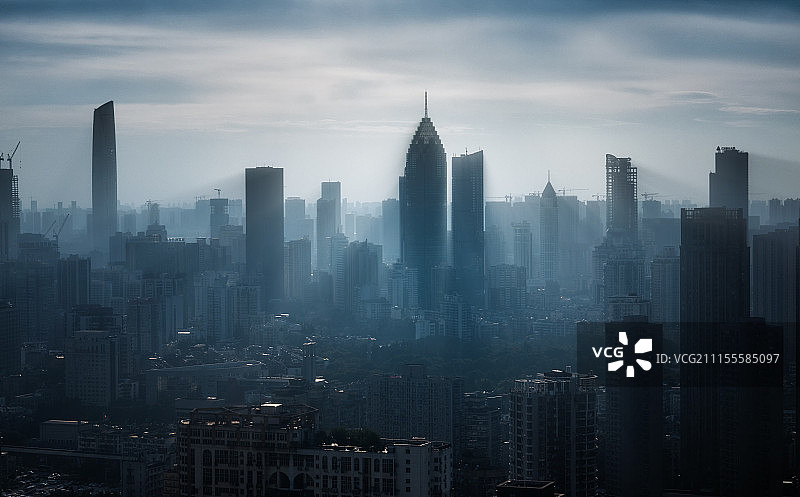 武汉城市天际线图片素材