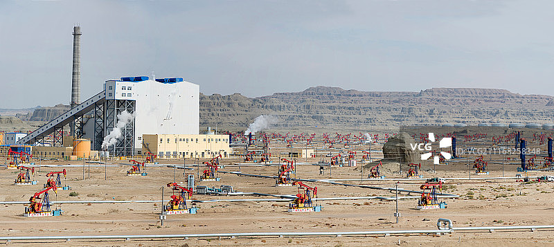 新疆克拉玛依风城油田图片素材