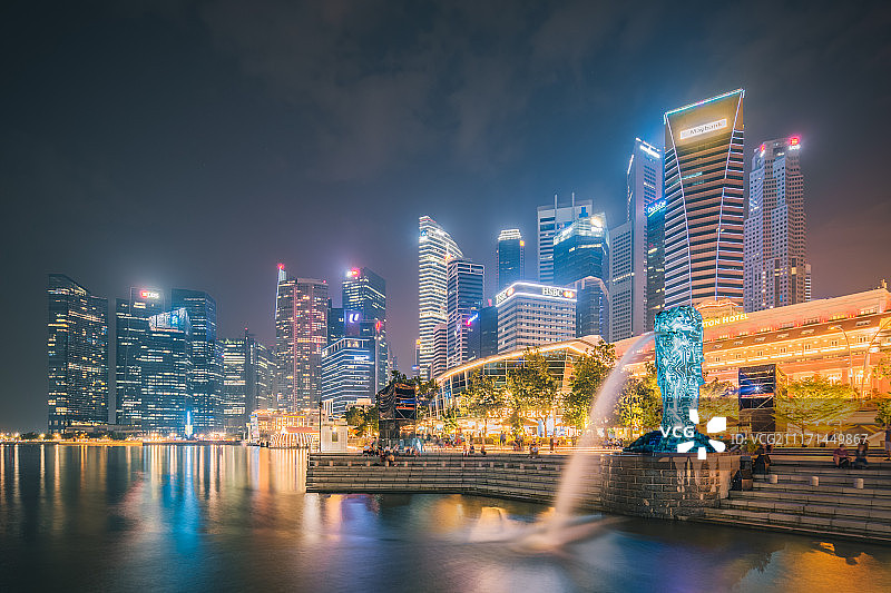 新加坡灯光展图片素材