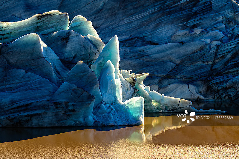冰岛冰川图片素材