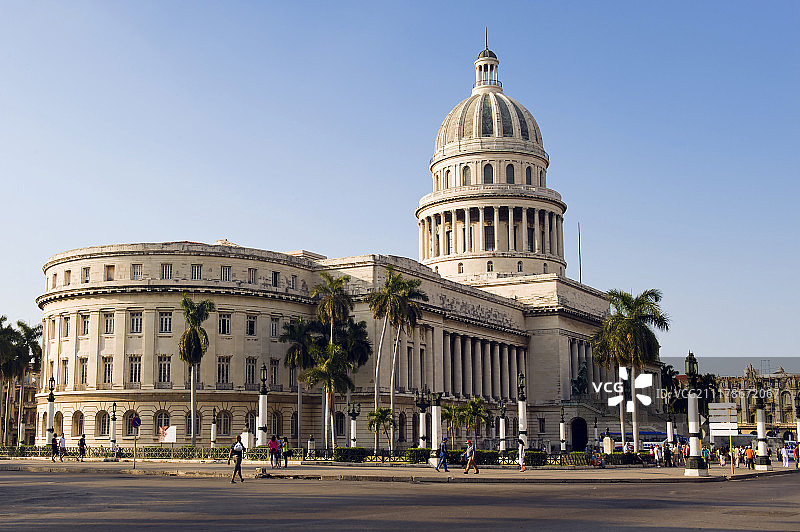 国家议会大厦，旧哈瓦那，联合国教科文组织世界遗产地，古巴，中美洲图片素材