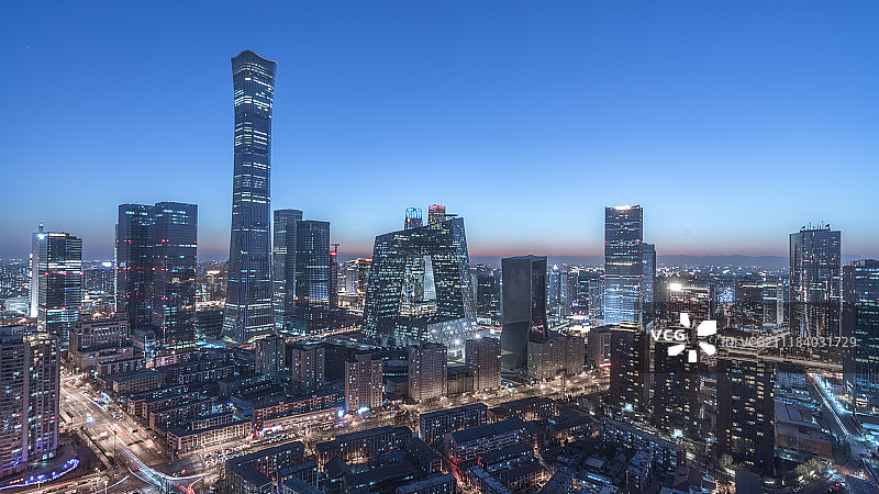 北京天际线图片素材
