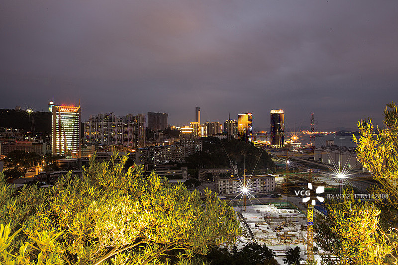 福建省厦门城市夜景图片素材