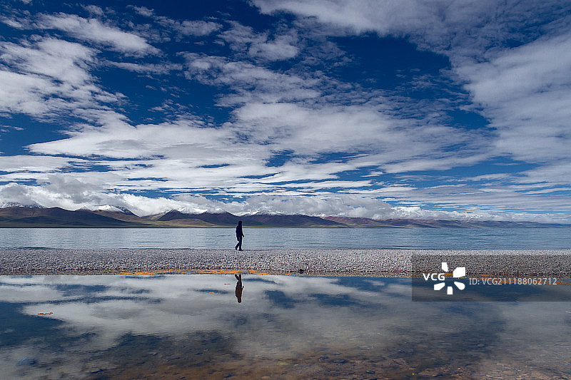 西藏纳木错湖图片素材