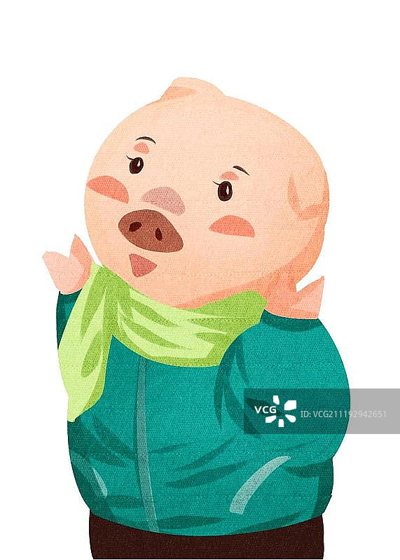 小清新猪年猪形象图片素材