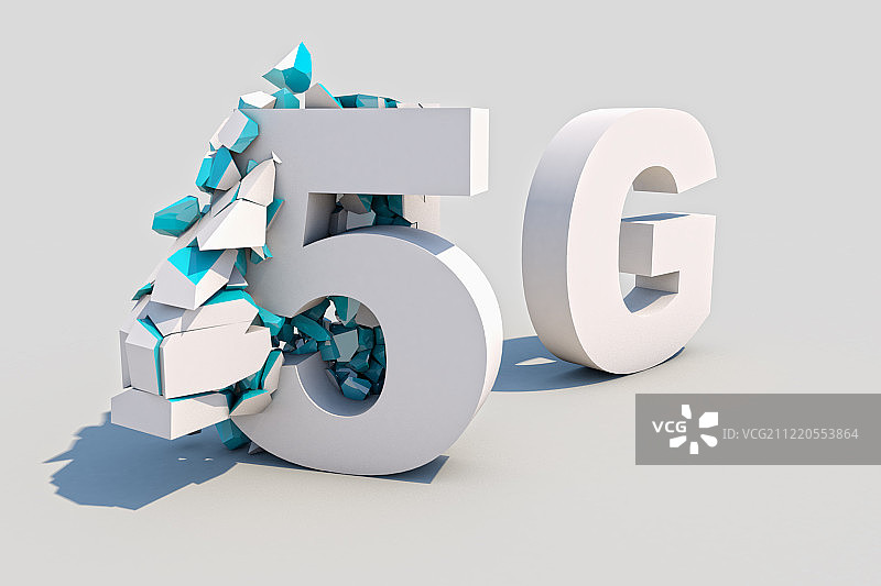 5G取代4G三维效果图图片素材