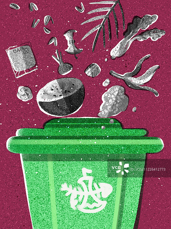 垃圾分类·简洁风海报图片素材