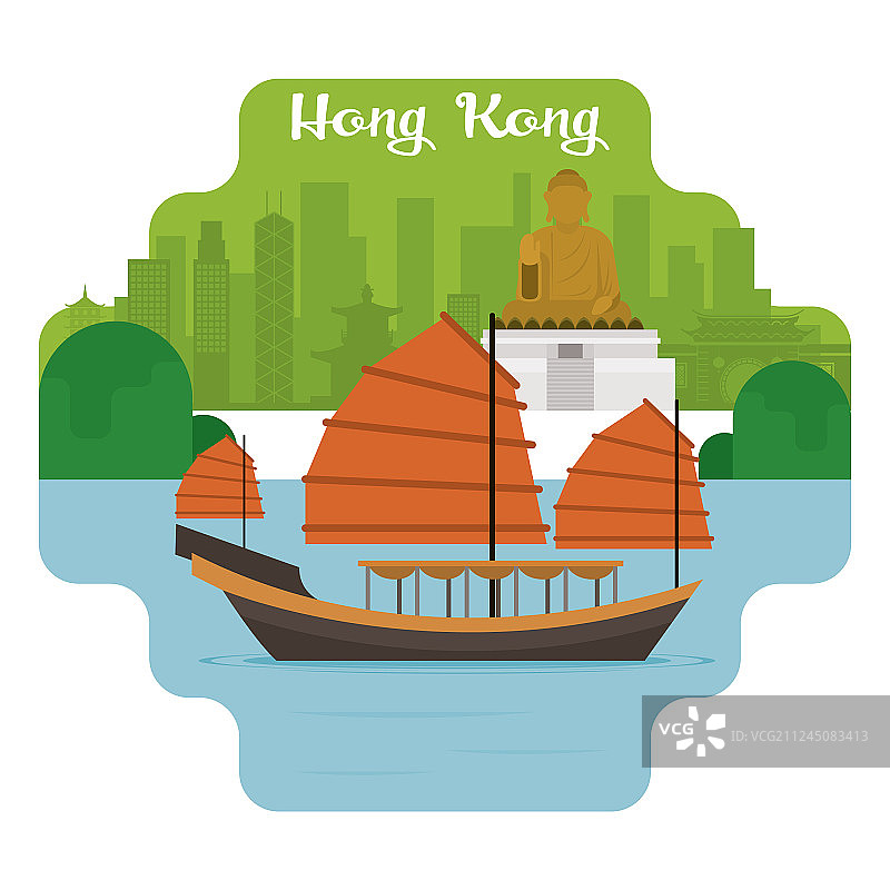 香港旅游及景点地标图片素材