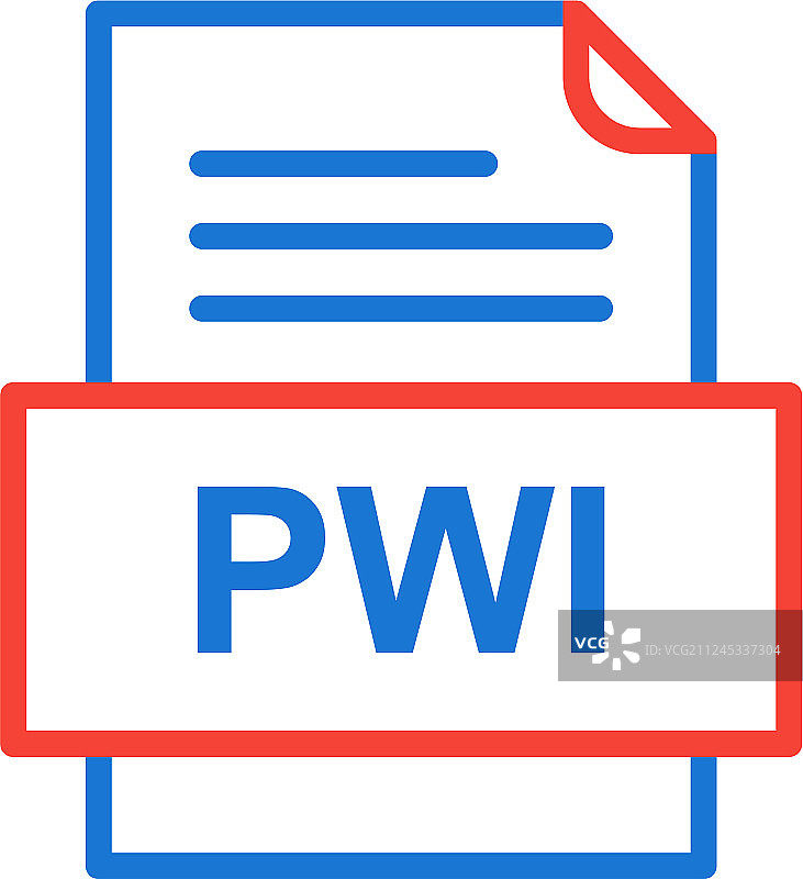 Pwi文件文档图标图片素材