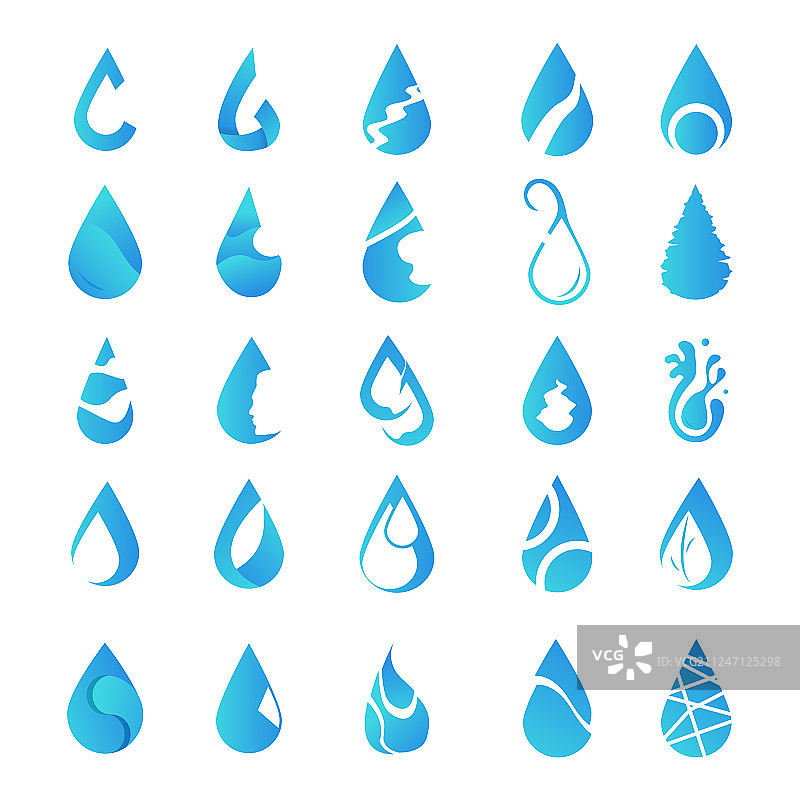 标志集水设计图形25图片素材