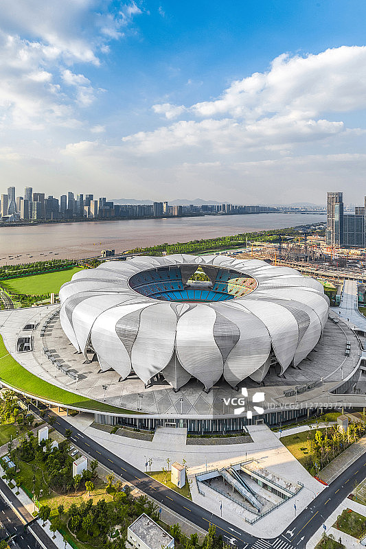 杭州市奥林匹克体育中心主场馆图片素材