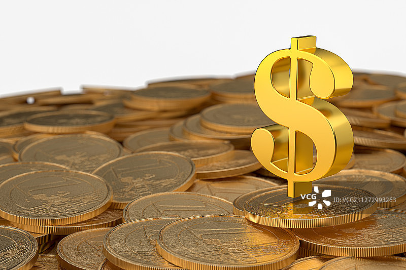 3D金融货币图片素材