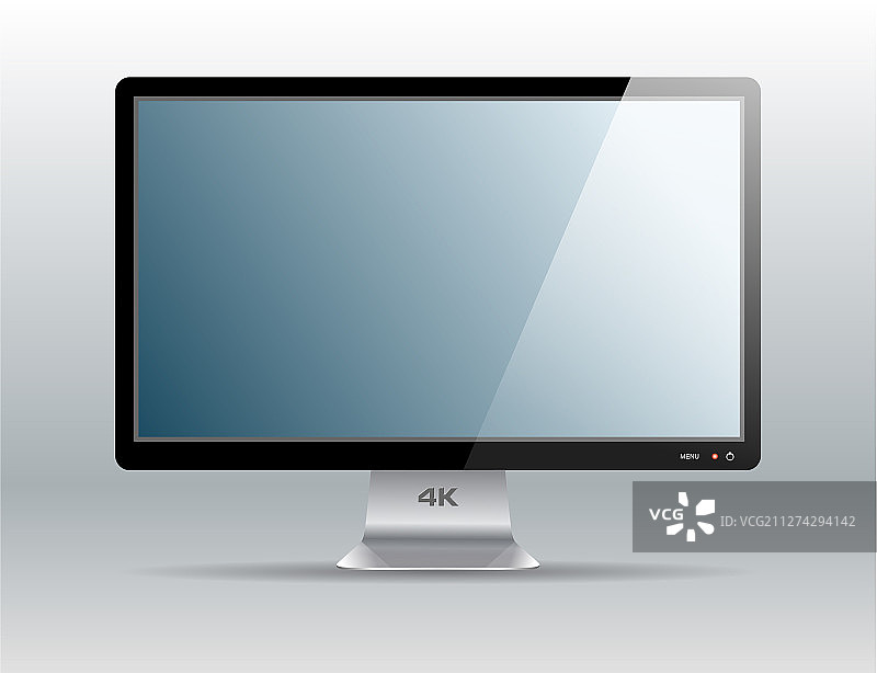 现代液晶4k电视显示器插图图片素材
