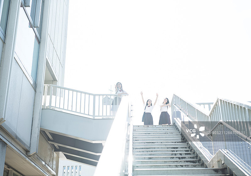 札幌女生学校旅行图片素材