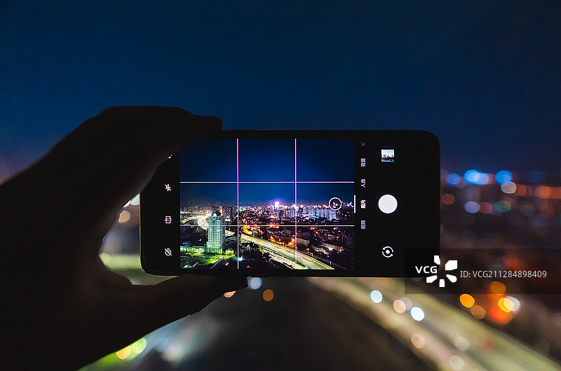 手机拍摄夜景图片素材