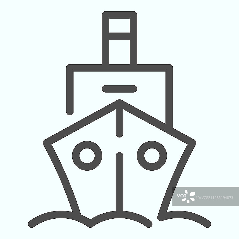 船舶航线图标航行孤立图片素材