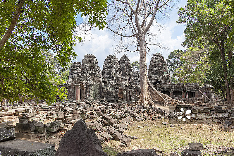 柬埔寨吴哥窟风光图片素材