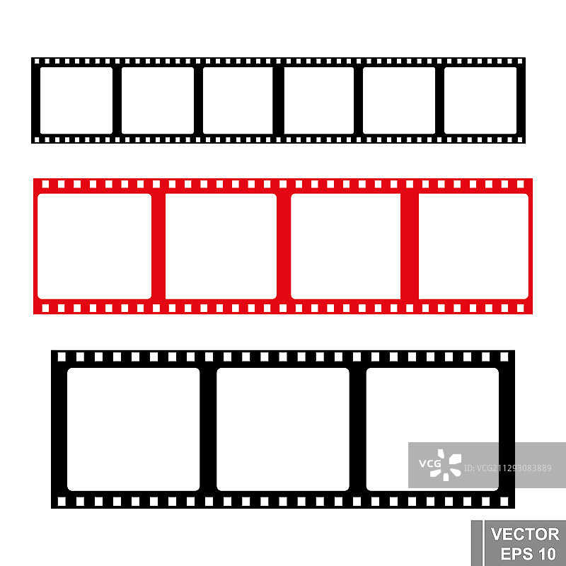 电影影院和照片显示图标图片素材