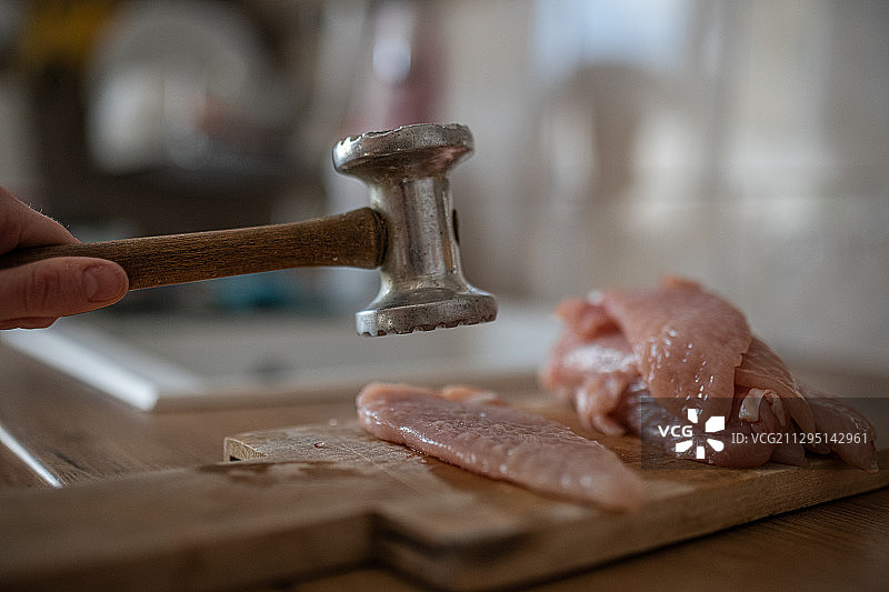 波兰扎科帕内，肉变嫩的特写图片素材