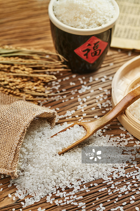 中国风的米粒展示图片素材