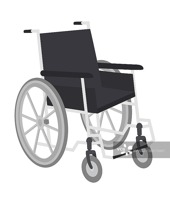 轮椅为残疾人运动用白色图片素材