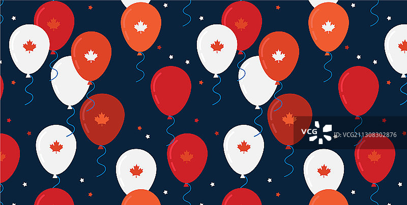 加拿大日庆祝横幅加拿大独立图片素材