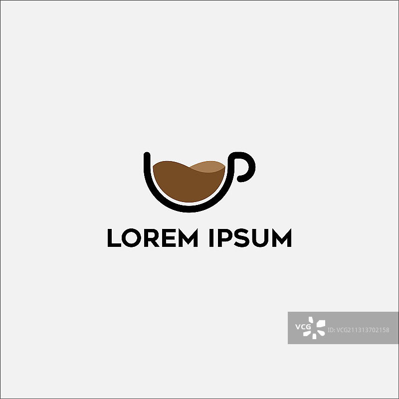 咖啡标志现代图标符号单色图片素材