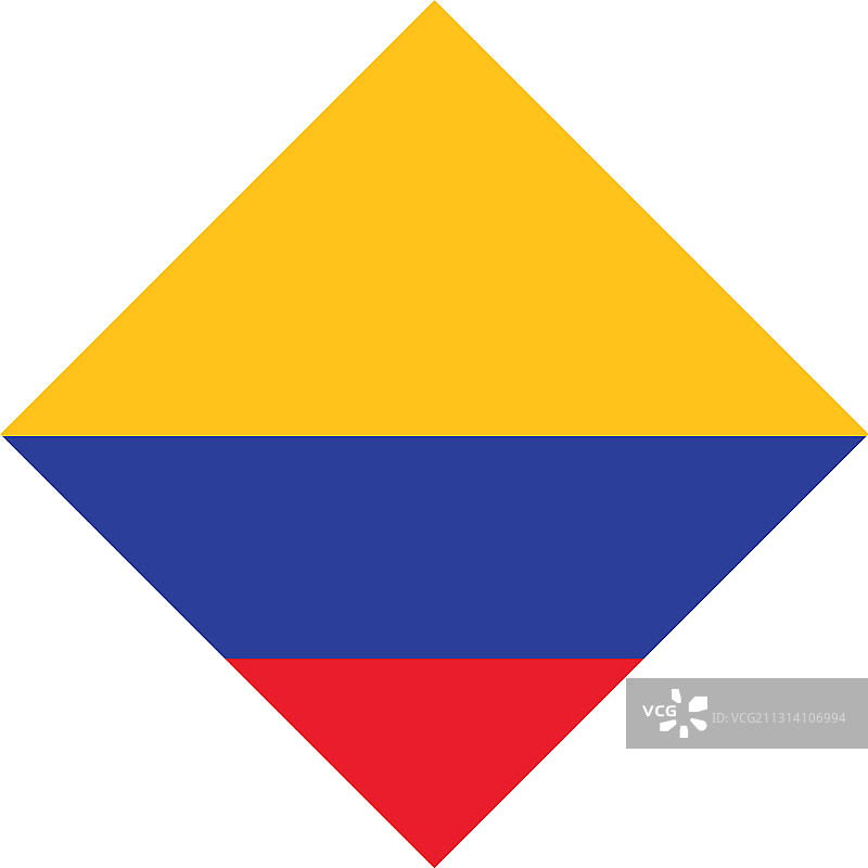 哥伦比亚国旗国家钻石图片素材