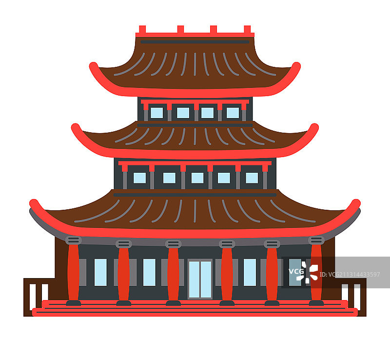 亚洲或中国的建筑或庙宇图片素材