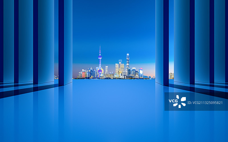 上海科技城市建筑空间图片素材