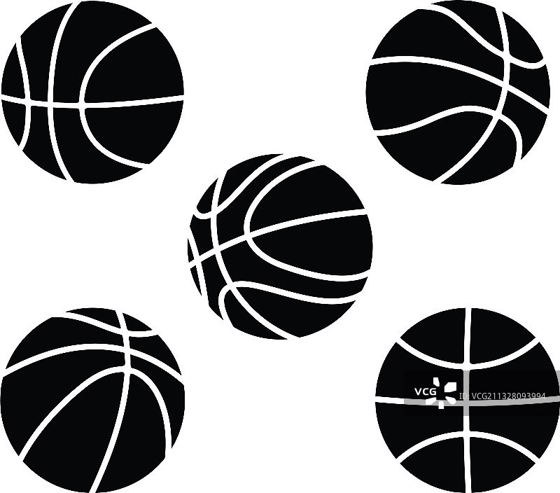 篮球剪影设置图标设置篮球图片素材