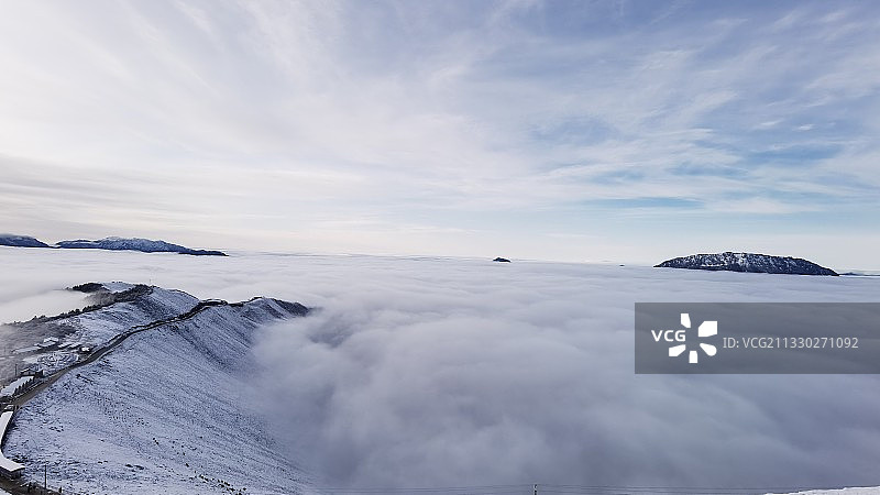 雪山云海图片素材