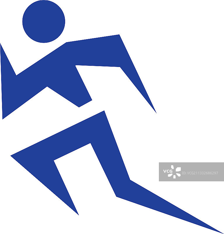 跑步标志设计马拉松标志模板图片素材
