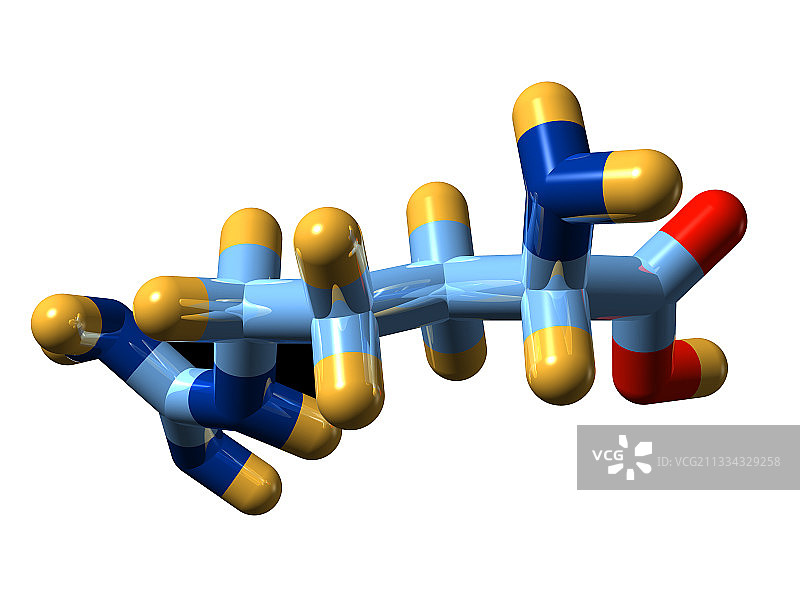 精氨酸、分子模型图片素材