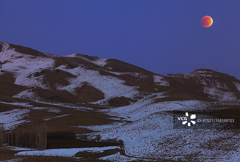 伊朗发生月蚀图片素材